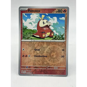 Fuecoco Scarlet & Violet 036/198 Fire Reverse Holo Pokemon TCG Mint‎ Unplayed